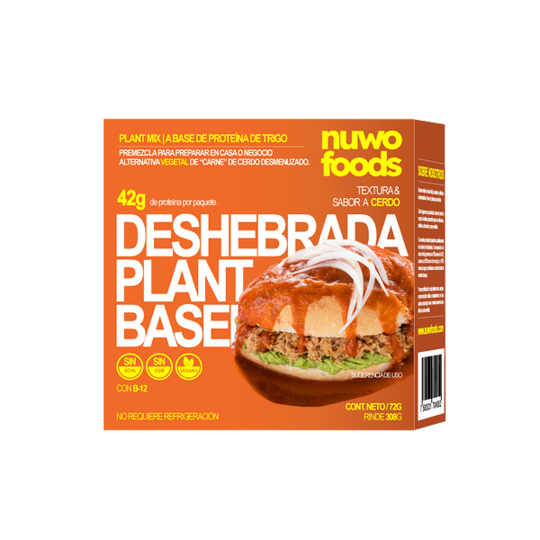 PLANT MIX para preparar deshebrada de Cerdo Plant-Based
